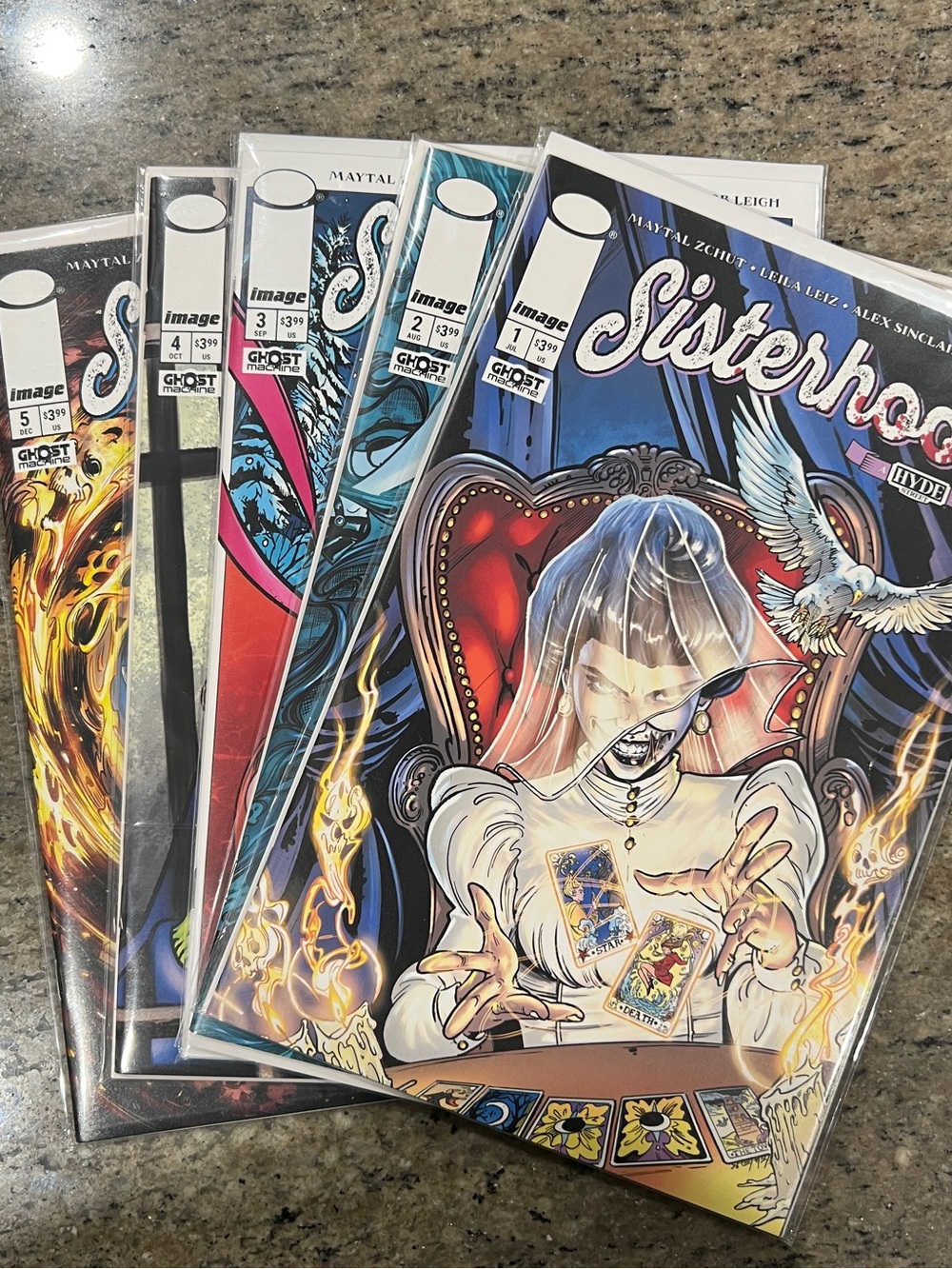 Sisterhood 1-5 Comic Lot (Image Comics) First Prints